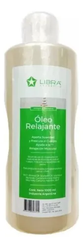 Oleo Aceite Masajes Relajantes Mentol Alcanfor X1l Libra Tip
