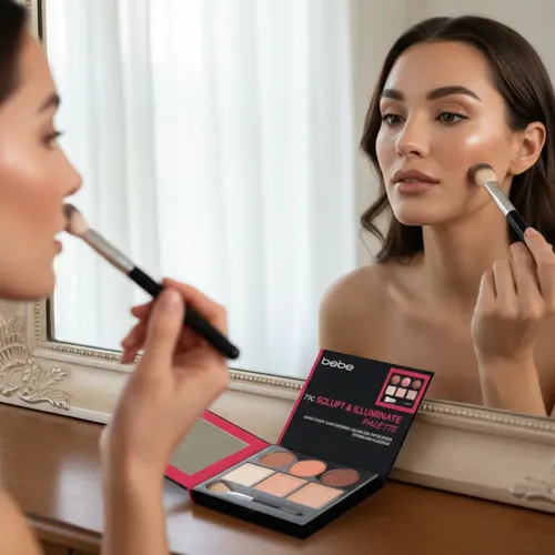 Set De Maquillajes Marca Bebe De 7 Piesas. Importado