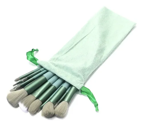 Set 13 Brochas Y Pinceles Para Maquillaje Skora Con Estuche