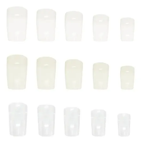 Uñas Postizas Jessamy Tips X100 Transparente Grande