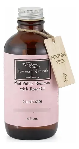 Removedor De Esmalte Sin Acetona Karma Organic 120 Ml Rosa