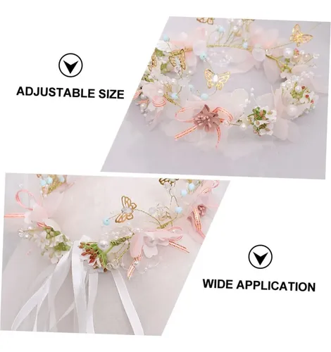 Accesorios Peinado Novia/damas Honor: Flores Colores Vivos Q