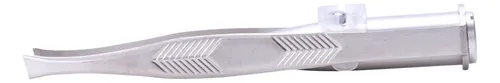 2 Pinzas De Acero Inoxidable Para Pestañas Y Cejas Con Luz L