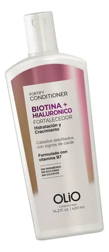 Acondicionador Fortalecedor Biotina Hialuronico X 420ml Olio