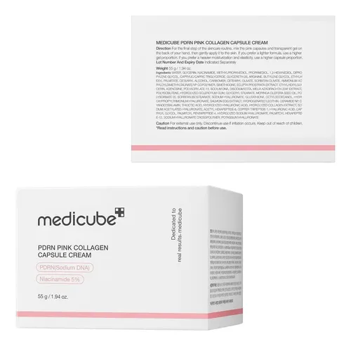 Crema Medicube Colageno Capsulas Activas Pink Pdrn 55gr