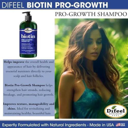 Set 4 Pasos Difeel Biotina Crecimiento Cabello