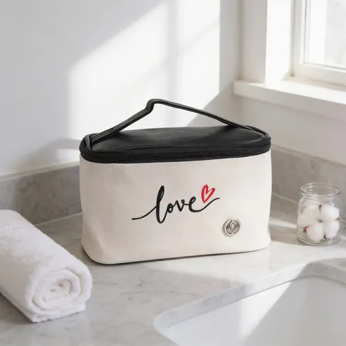 Neceser Portacosméticos Cúbico Love Organizador Maquillaje