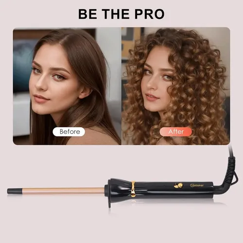 Minirizador Hatteker De 9 Mm, Plancha Para Peinar El Cabello