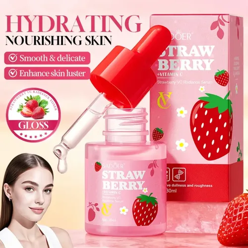 Serum Facial Iluminador Con Vitamina C Y Frutilla 30m Sadoer