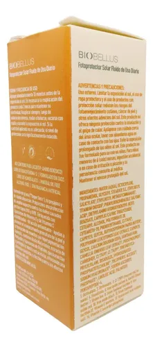 Biobellus Fotoprotector Solar Facial Diario Con Tono Fps 60+