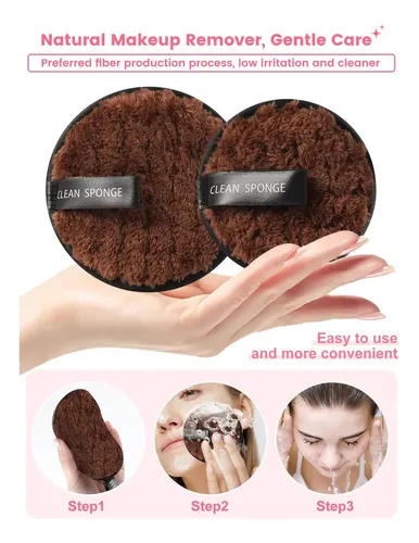 Q Set De Brochas Y Esponjas De Maquillaje Con Cosmetiquera W