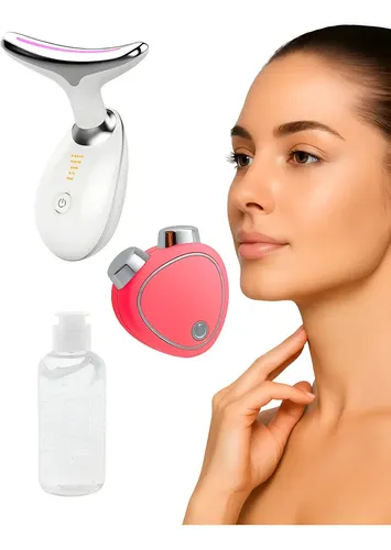 Pack de Masajeadores Faciales Microcorriente RelexTech para Reducir Papada con Gel