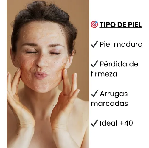 Rutina Facial +40 Años Corrección, Efecto Tensor. Piel Firme