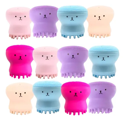 Pulpo De Limpieza Facial Para Skincare Pack X12