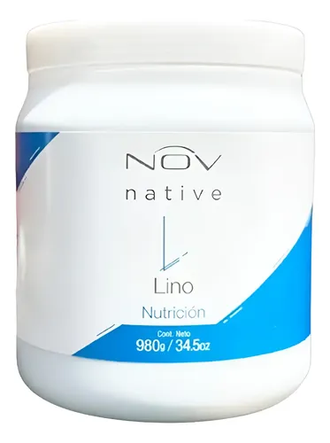 Baño De Crema Mascara Nutricion Capilar Nov Lino X 980 Grs
