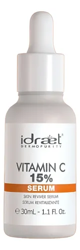 Serum Vitamina C 15% Revitalizante Piel Luminosa 30gr Idraet