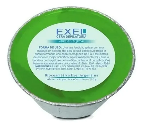 Cera Depilatoria Profesional Exel Elastica Para Depilar 200g