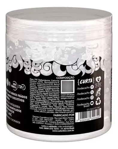 Salon Line To De Cacho Gelatina Fortalecedora Rulos 550gr