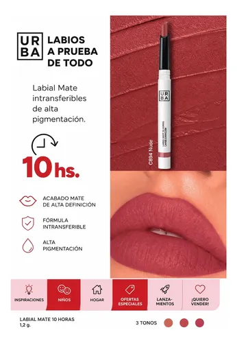 Labial Mate Arbell Urba Nude Intransferible 10hs
