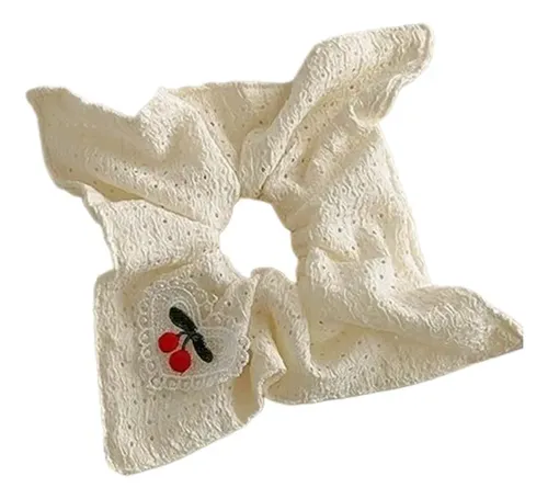 Cintas Para El Cabello Con Estampado De Cerezas Para Coletas