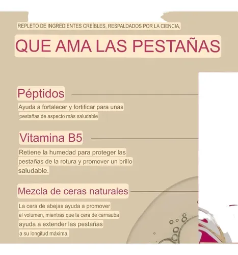 Máscara De Pestañas Grandemascara Peptidos Grande Cosmetics