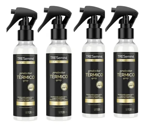 Kit Protector Térmico Tresemme Anti Frizz Spray 120ml Por 4u