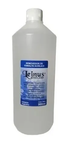 Removedor Esmaltado Semipermanentes Uñas Leinus 1 Litro X6