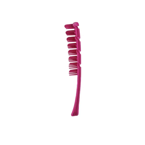 Cepillo para el cabello desenredante Sissi Rosa Oscuro + Llavero Dompel