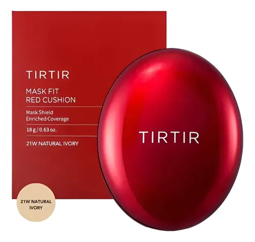 Tirtir Mini Cushion Mask Fit Red 4.5g Tono 21w Natural Ivory