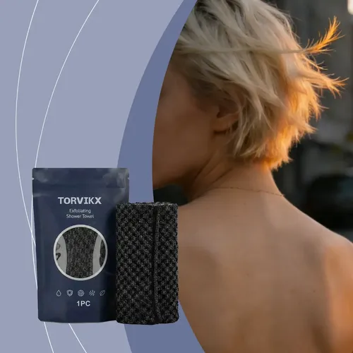 Toalla De Baño Exfoliante, Suave Y Agradable Al Tacto, Portá