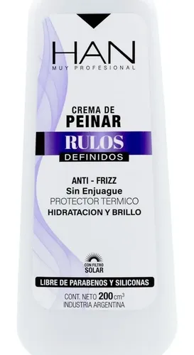 Han Rulos Definidos Crema De Peinar Protector Térmico 200ml