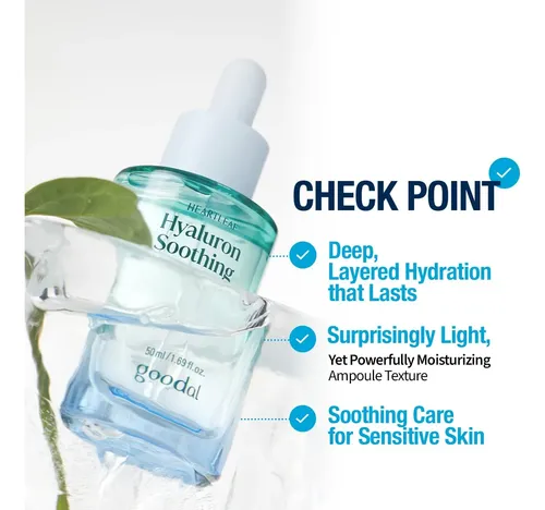 Heartleaf Hyaluron Soothing Ampoule, Hydrating Facial Serum