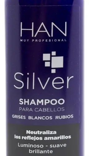 Shampoo Han Silver Matizador Neutraliza Amarillo 375ml