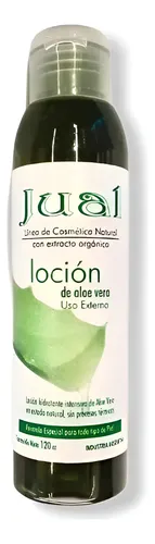 Locion Hidratante Intensiva Aloe Vera Orgánico Jual 120cc Fw
