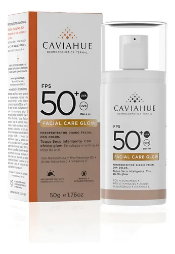 Caviahue Protector Solar Fps50+ Facial Care Glow Color 50ml