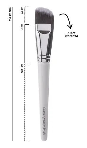 Brocha Contour Precision Contorno Maquillaje Melody Scher