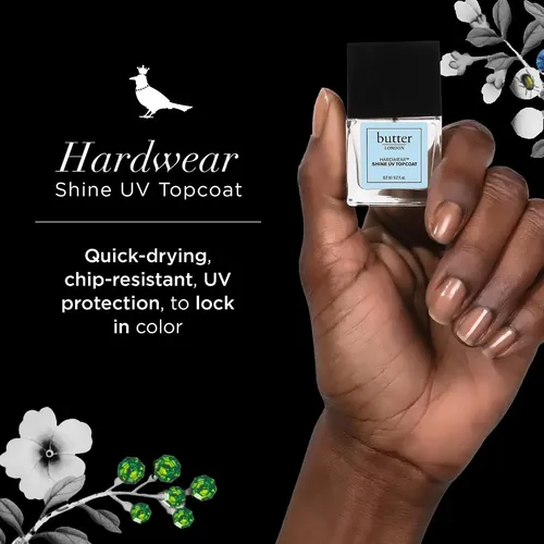 Top Coat Butter London Hardwear Shine Uv Con Base Nail