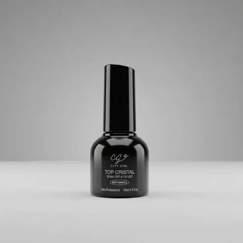 Top Coat Cristal City Girl 10ml Uv/led Brillo Intenso Profes