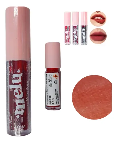 Tinta Labial Aqua Tinte Hidratante Melu Ruby Rose Lefemme