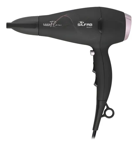 Secador De Pelo Max Flow By-568 Silfab Beauty Con Accesorios