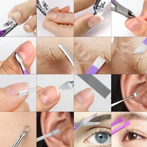 Cortaúñas Curvo De Acero Inoxidable Para Uñas Y Cutículas, J