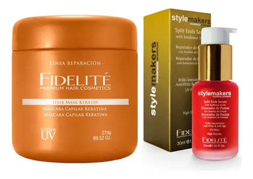 Kit Reparador Fidelite Mascara Keratina + Serum Semilas Gira