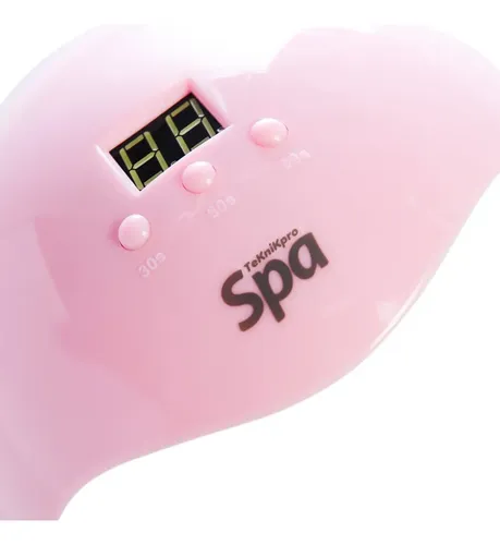 Teknikpro Spa Mini Cabina Lamp 36w Uñas Profesional Rosa
