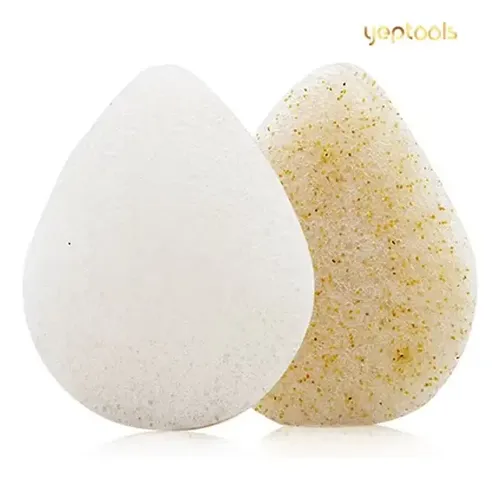 Esponja Konjac Natural Forma De Gota Fibra Vegetal