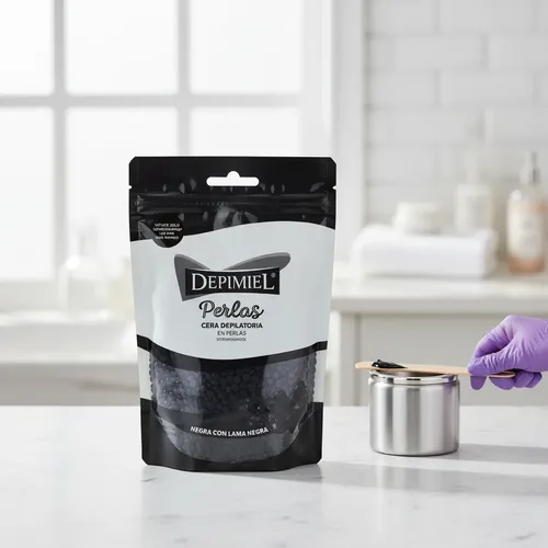 Depimiel Cera Negra Depilar Sistema Español 200g