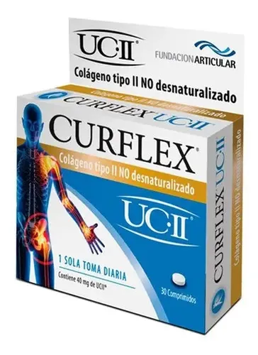 Curflex Colageno Artrosis X 30 Comprimidos Combo X 3