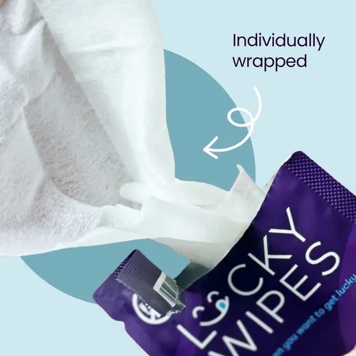 Toallitas Íntimas Para Hombres Lucky Wipes – Sabor