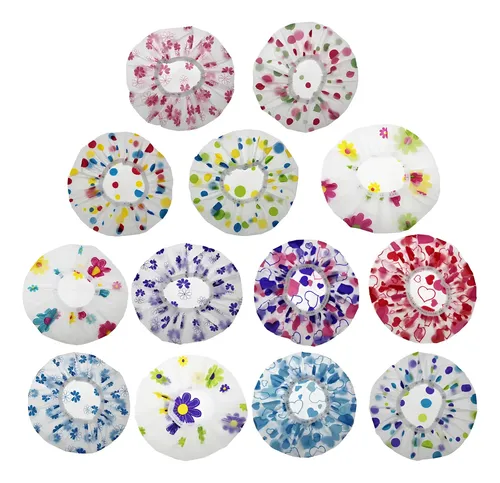Gorras De Ducha Ljy 13 Piezas Impermeables Eva Para Baño