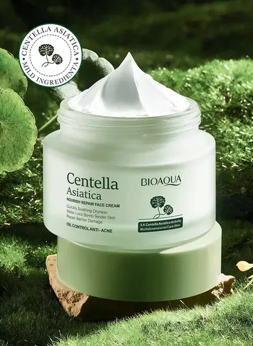 Crema Facial Anti Acne Centella Asiatica Bioaqua Pote 50g