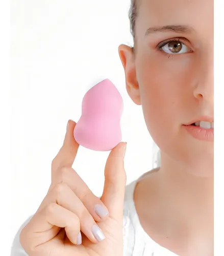 Esponja Tipo Blender Jessamy Látex Redonda C1035 Para Maquillaje Unitaria